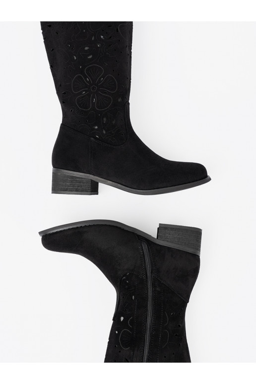 seemisnakhsed Mustad pikad saapad przed kolano