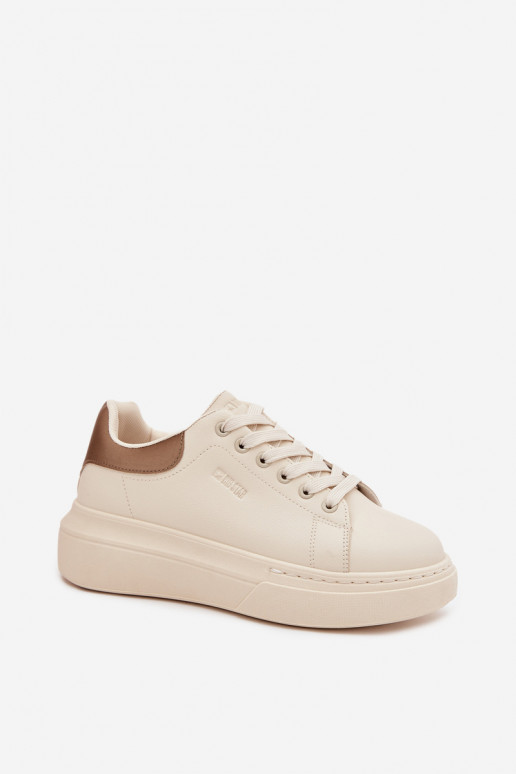 Naiste spordijalatsid platvormiga Big Star SS274246 elevandiluutoonis