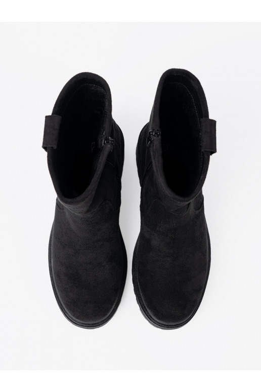 Must naiste saapad na masywnej podeszwie