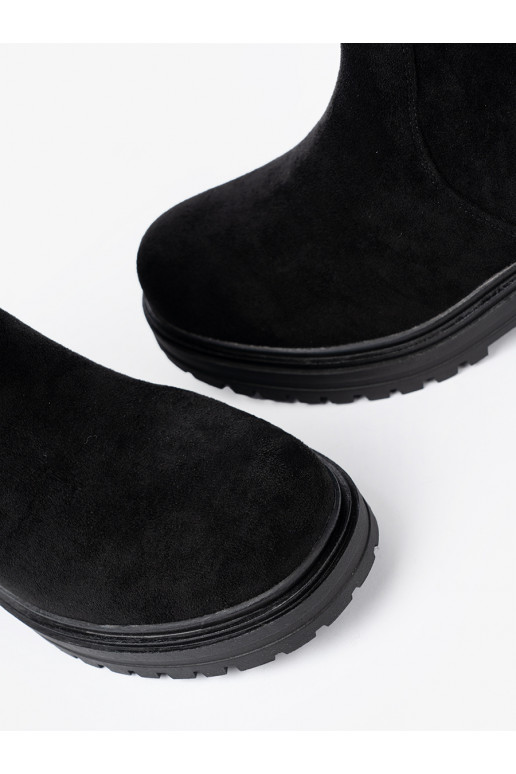 Must naiste saapad na masywnej podeszwie