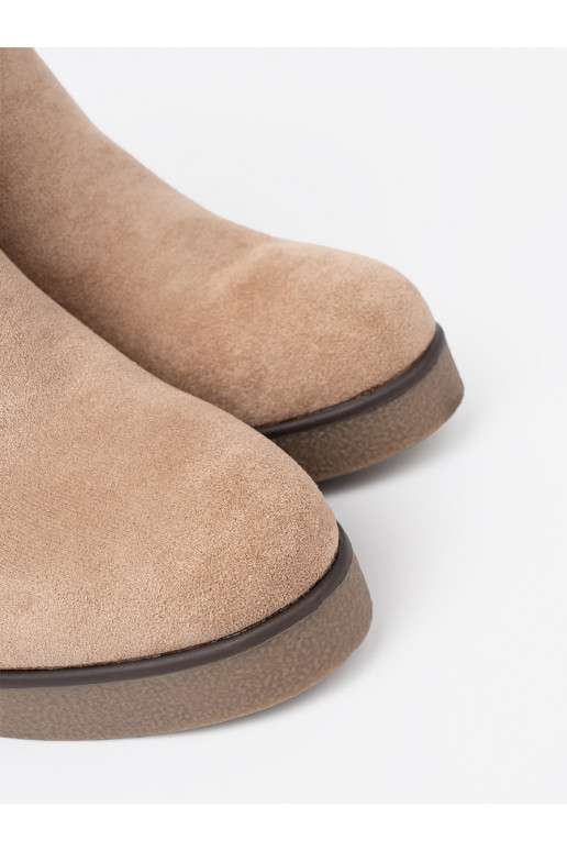 beeži värvi lumesaapad  