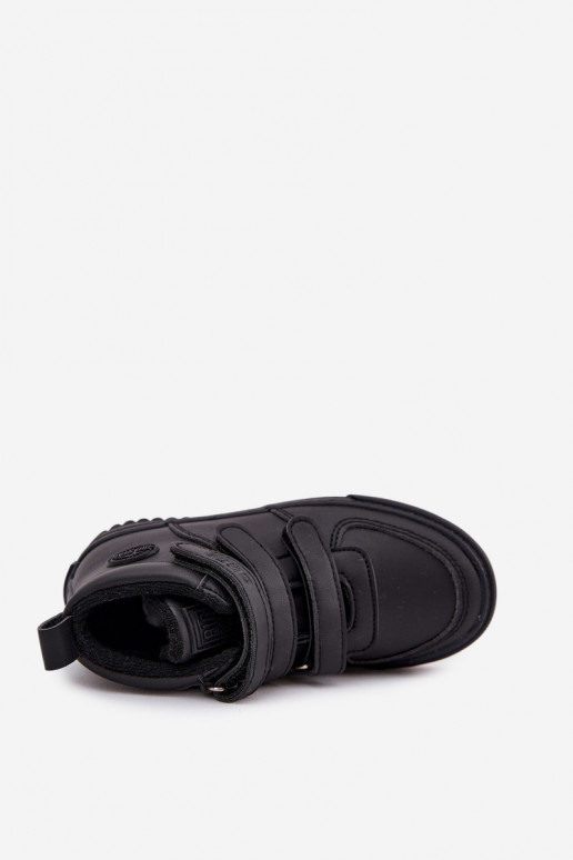 voodriga Mustad poolsaapad Laste jalanõud krõpsudega kinnitatav Big Star SS374070 Must voodriga Mustad poolsaapad Laste jalanõud krõpsudega kinnitatav Big Star SS374070 Must