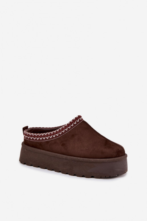  nööpidega lumesaapad  Z Haftem platvormiga Czekoladowe Narirya