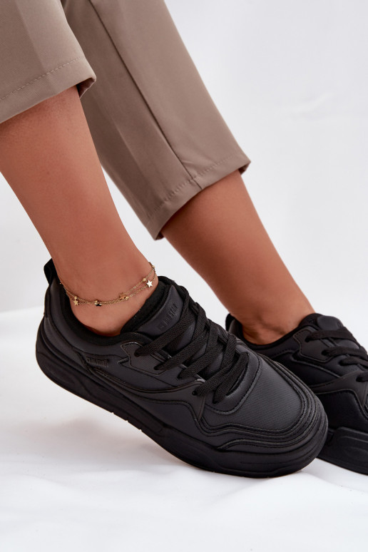 Naistel mustad Sneakers mudel kingad platvormiga Big Star SS274589 HI-POLY SYSTEM