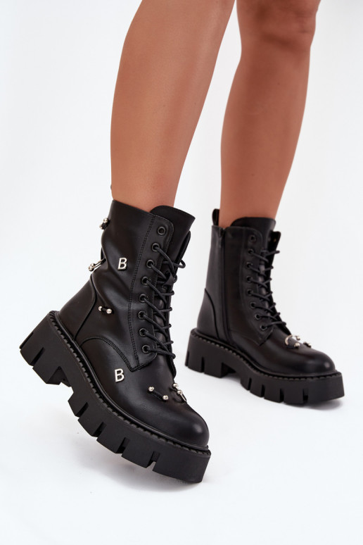 saapad   voodriga Must Lunea