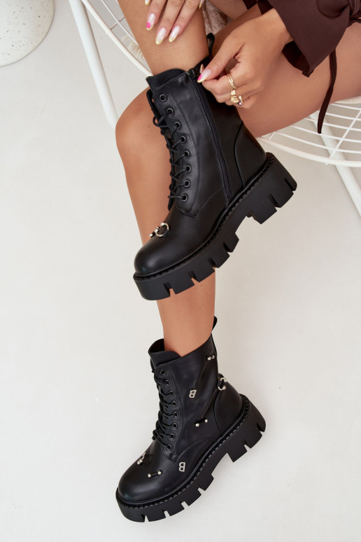 saapad   voodriga Must Lunea