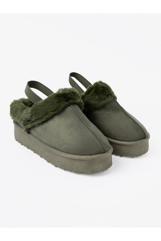 khakivärvi kingad a'la Naiste lumesaapad karusnahaga