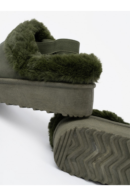 khakivärvi kingad a'la Naiste lumesaapad karusnahaga