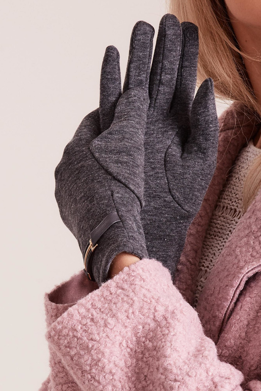 Tumehallid pandlaga naiste kindad