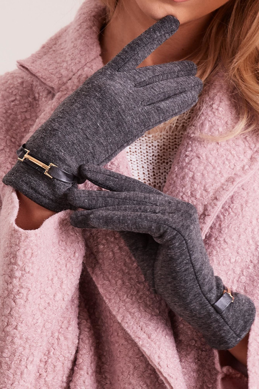 Tumehallid pandlaga naiste kindad