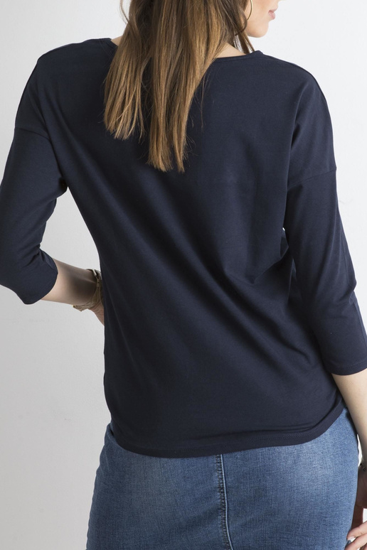 Aprillikuu tumesinine pluus