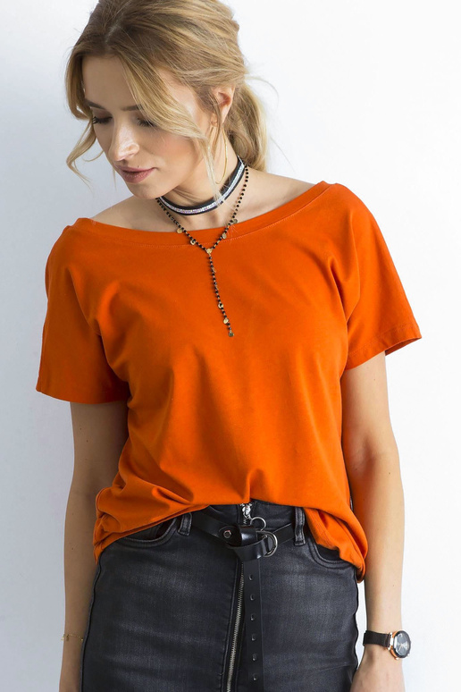 Tumeoranž naiste Fire T-särk