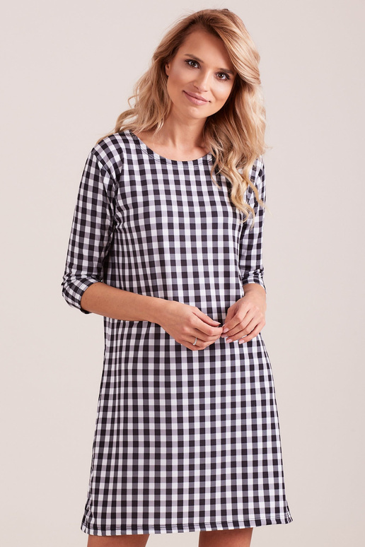 Kleit-PL-SK-4335.08-must-valge