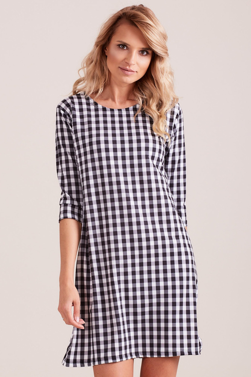 Kleit-PL-SK-4335.08-must-valge