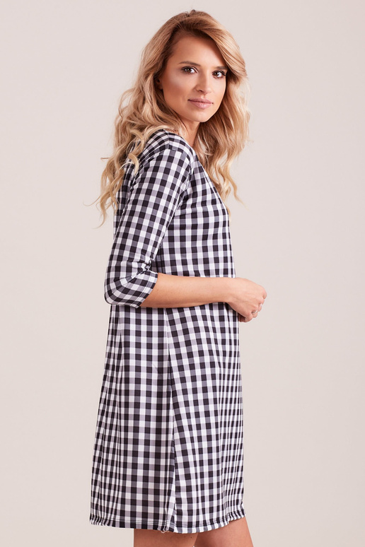 Kleit-PL-SK-4335.08-must-valge