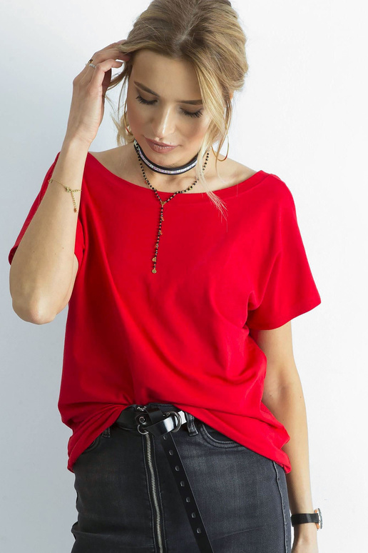 T-shirt-RV-TS-4662.38P-czerwony T-shirt-RV-TS-4662.38P-czerwony
