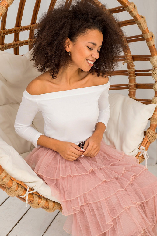 Lihtne valge hispaania pluus Live'ilt