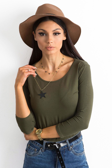 Khaki värvi pluus Mona 2