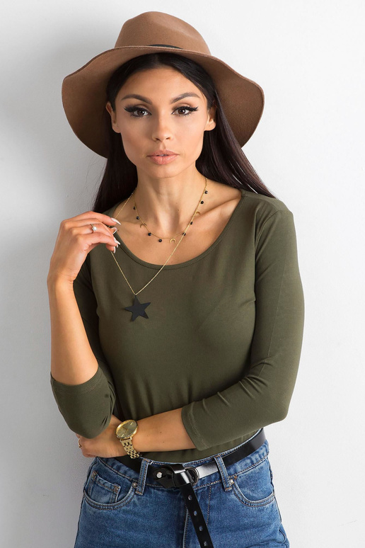 Khaki värvi pluus Mona