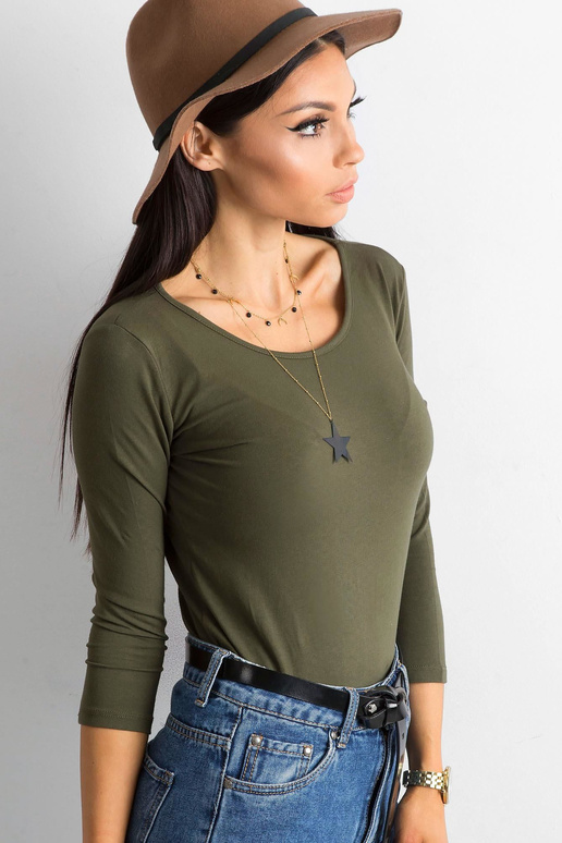 Khaki värvi pluus Mona