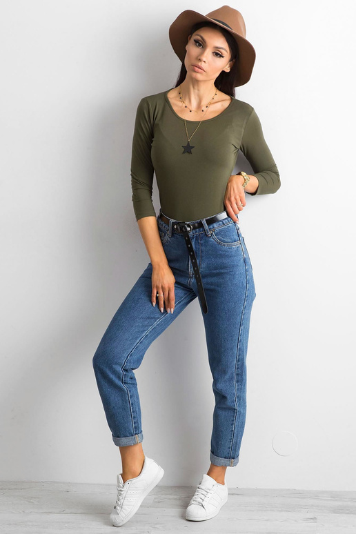 Khaki värvi pluus Mona