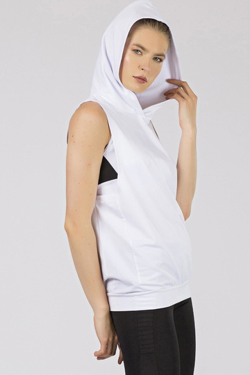 TOMMY LIFE Valge kapuuts