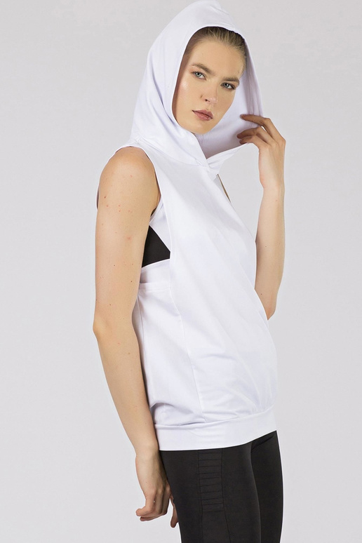 TOMMY LIFE Valge kapuuts