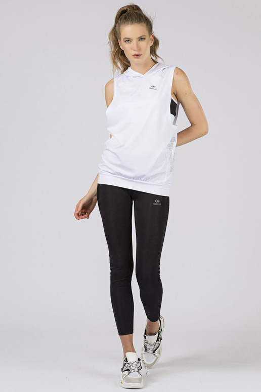 TOMMY LIFE Valge kapuuts