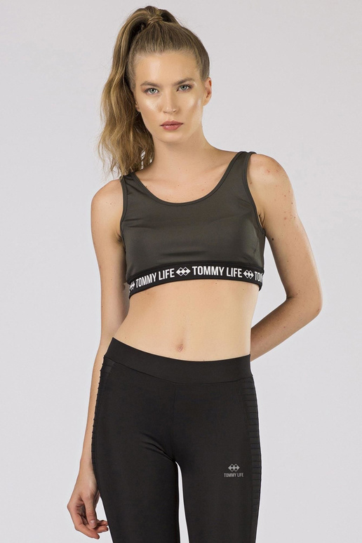 TOMMY LIFE Khakivärvi sporditops