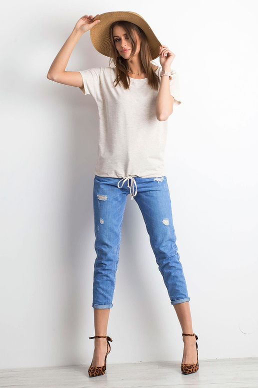 Beež melanž Curiosity t-särk