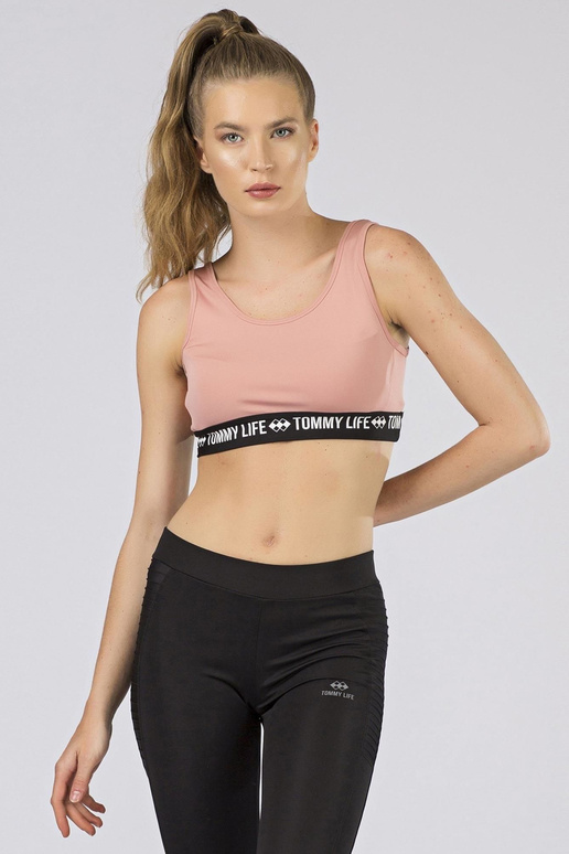 TOMMY LIFE Dirty roosa sporditopp