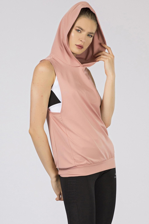 TOMMY LIFE Dirty Pink kapuuts