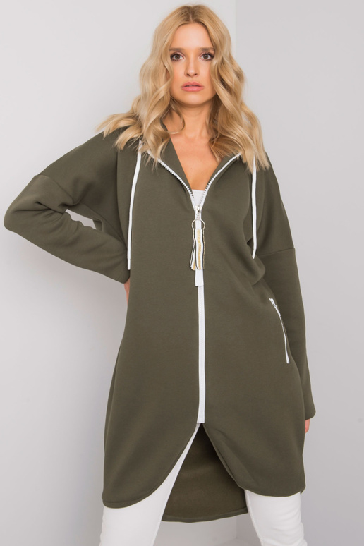 Khaki värvi dressipluus