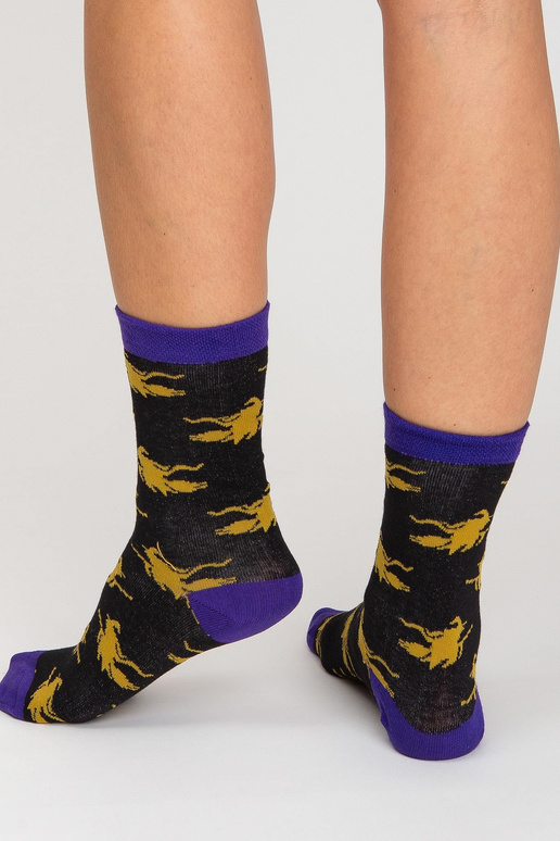 Värviline puuvillaste sokkide komplekt