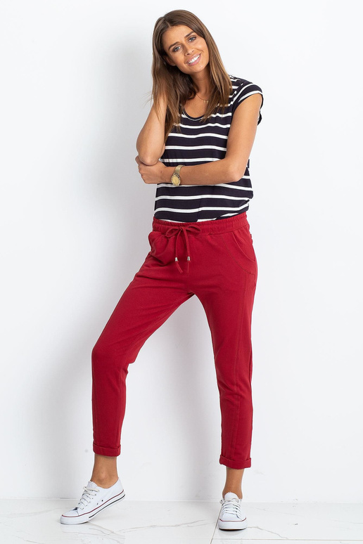 Burgundia püksid Ligipääsetav