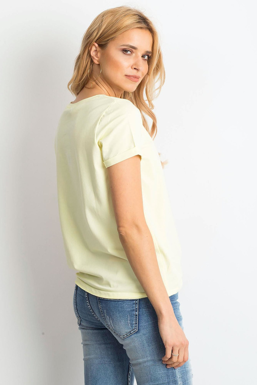 Helekollane Transformatiivne T-särk Helekollane Transformatiivne T-särk