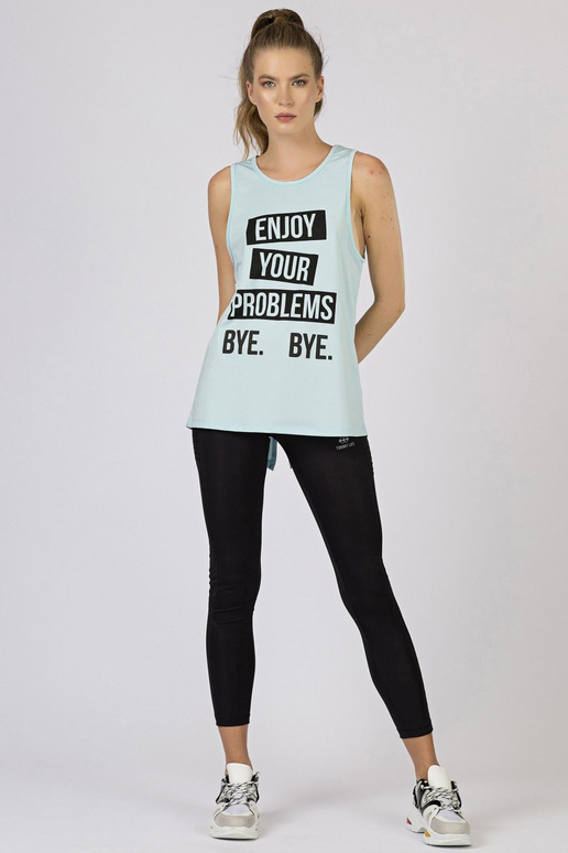 TOMMY LIFE Helesinine sporditops