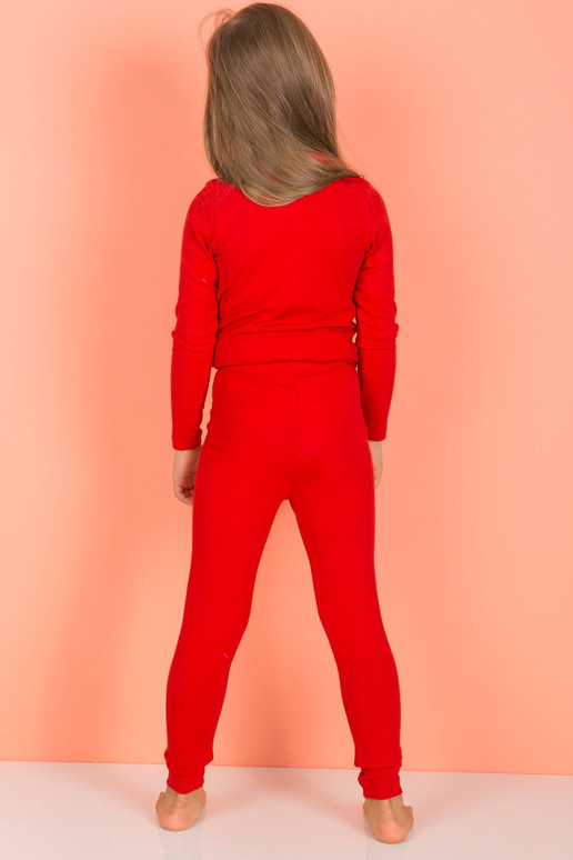 Punased siledad säärised tüdrukule