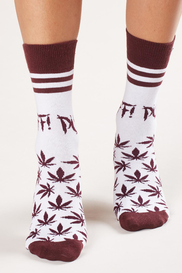 Skarpety-WS-SR-5046.48-bordowy 2