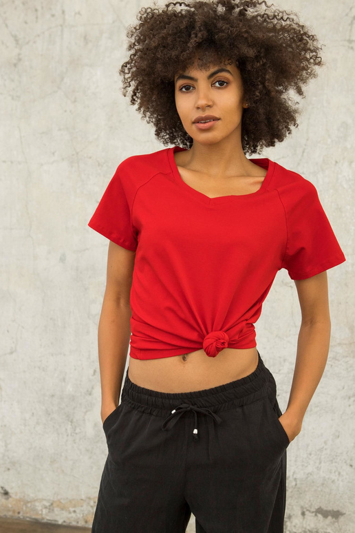 FOR FITNESS Punane t-särk Layla FOR FITNESS Punane t-särk Layla