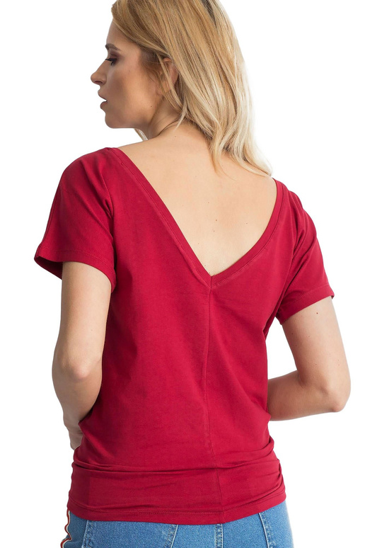 Burgundia Fire T-särk