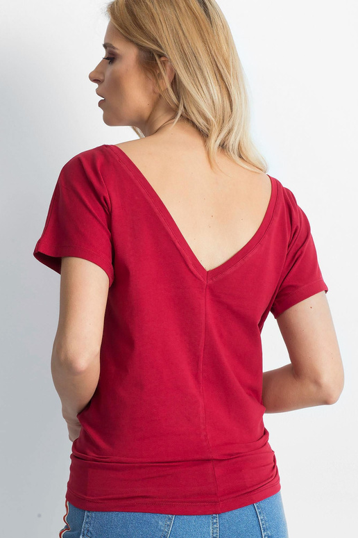 Burgundia Fire T-särk