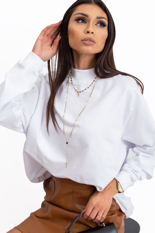 Valge Twist dressipluus