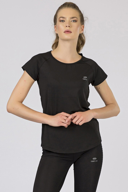 TOMMY LIFE must naiste T-särk