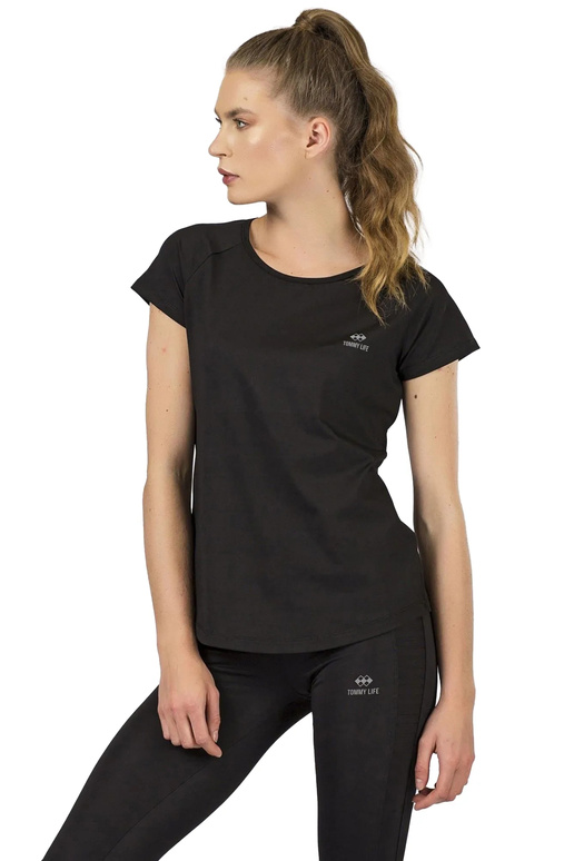 TOMMY LIFE must naiste T-särk