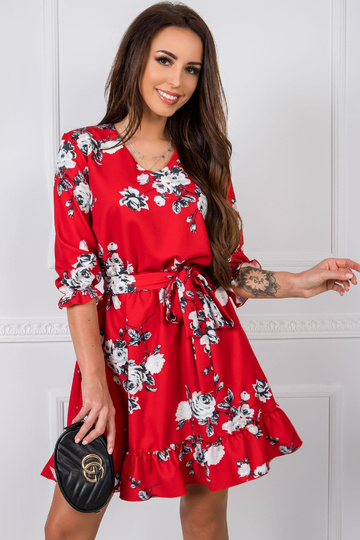 Polly punane kleit 2