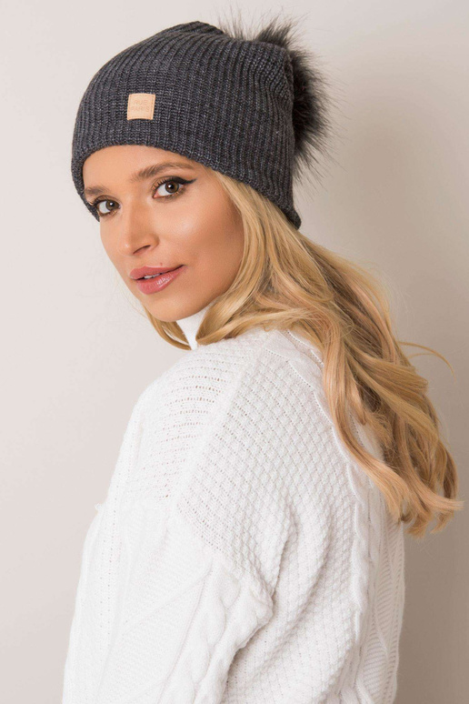 Tumehall nokamüts pompooniga RUE PARIS