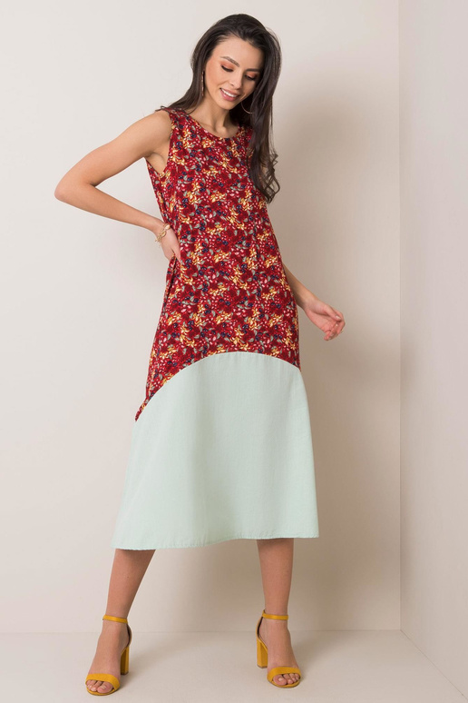 Burgundia kleit Sunflower RUE PARIS