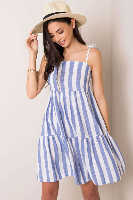 Valge ja sinine Semille kleit