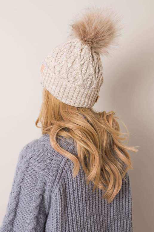 Beež müts pompooniga RUE PARIS